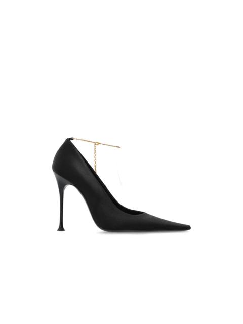 SAINT LAURENT SAINT LAURENT Regine Black 110mm Pumps New & Authentic (Wome