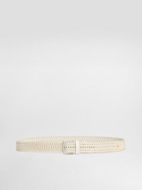 Dolce & Gabbana Woven leather belt