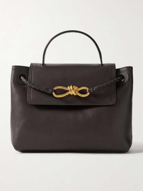 Ciao Ciao small leather tote Dark brown