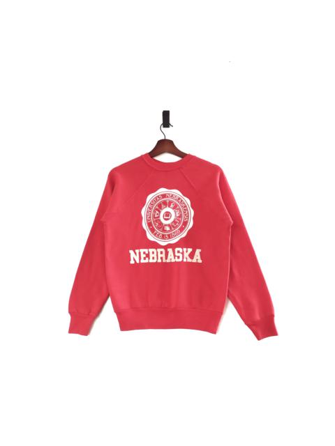 Other Designers Vintage 80s University of Nebraska Big Logo Crewneck