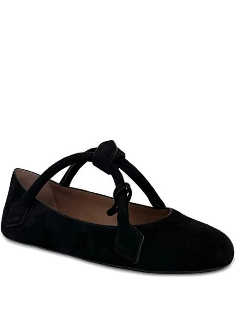Alaïa cross-straps ballet flats