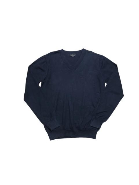 A.P.C. Archive💥 A.P.C V Neck Knit Sweater