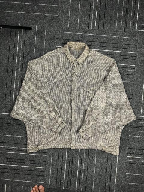 Yohji Yamamoto Vintage Y's Yohji Yamamoto weaves pullover /sashiko/quilt