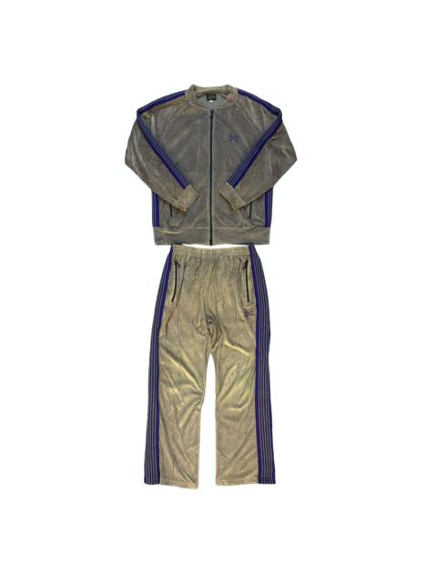 NEEDLES NEEDLES VELVET TRACK TOP SET #8413-008