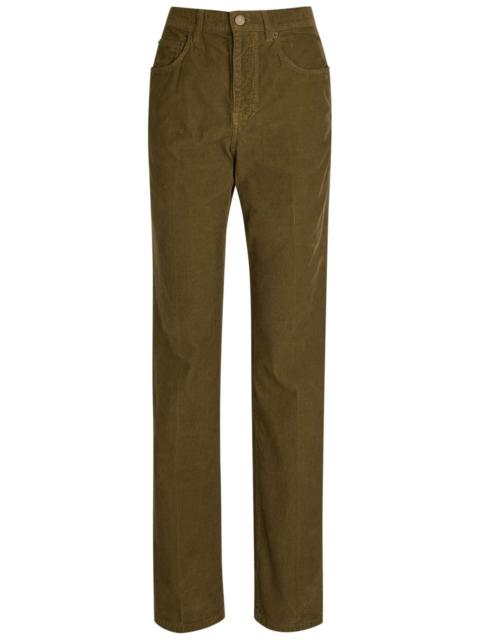 SAINT LAURENT Saint Laurent Clyde Bootcut Corduroy Trousers