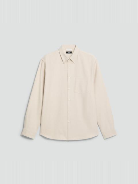 Theory Weekend Shirt in Cotton Flannel