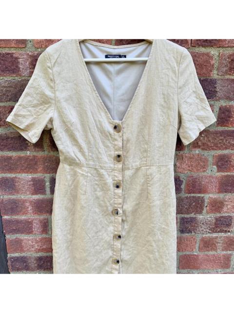 Other Designers Nasty Gal Women's Tan Dress