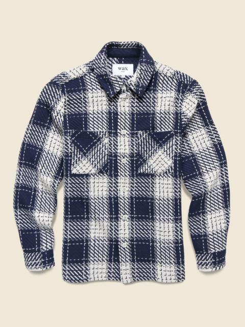 Wax London Whiting Overshirt - Marine Beatnik