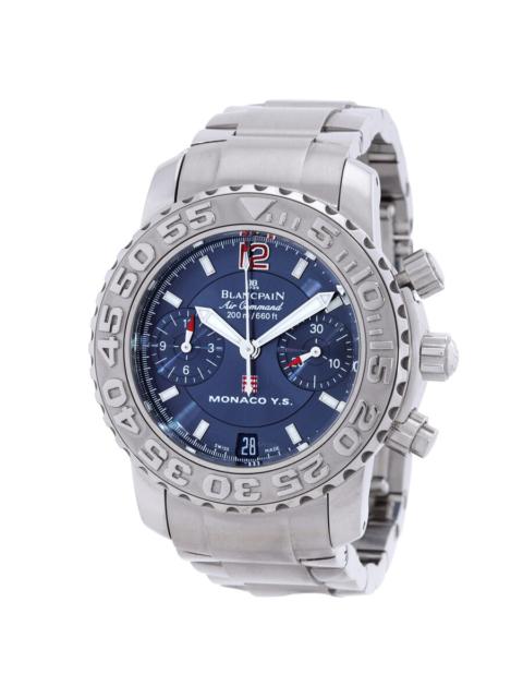 Blancpain Air Command Chronograph Automatic Blue Dial Ladies Watch 2485F-1140-M71
