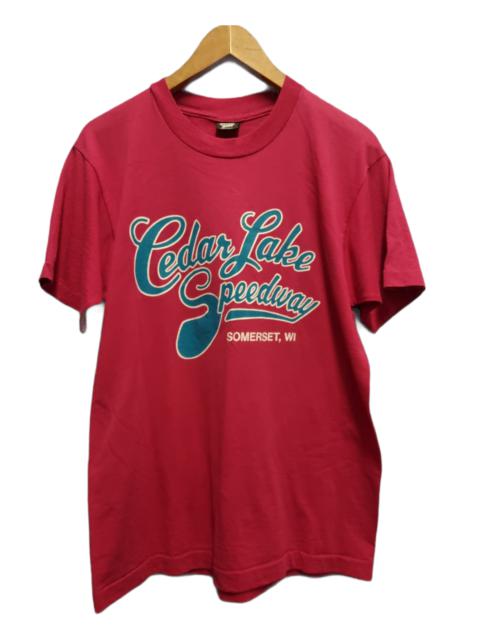 Other Designers Vintage - 🔥Vintage🔥 Cedar Lake Speedway Shirt x Made In Usa