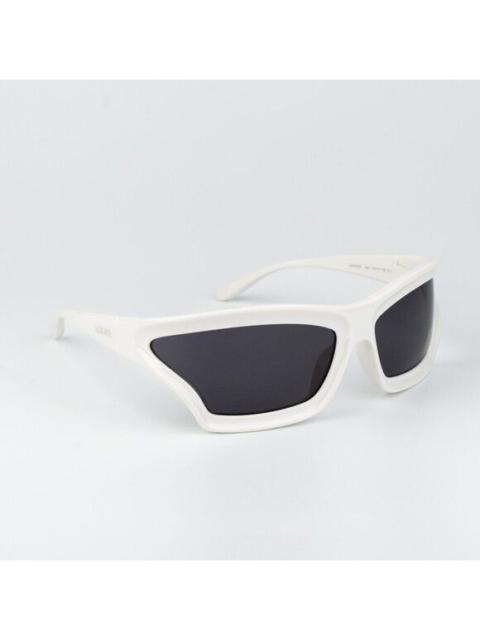 Loewe Loewe Men Sunglasses White Grey Wraparound LW40143U 25A NEW AUTHENTIC