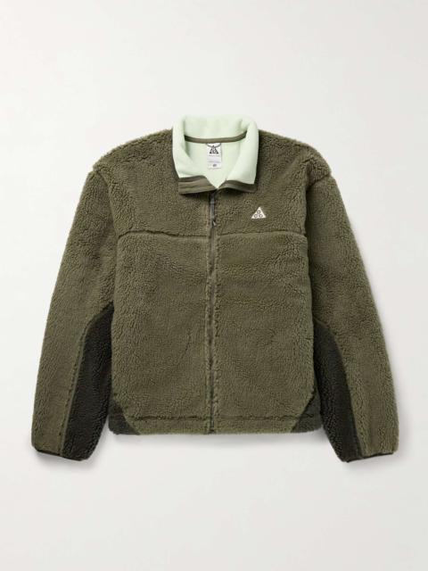 ACG Canwell Glacier Logo-Embroidered Therma-FIT ADV Fleece Jacket