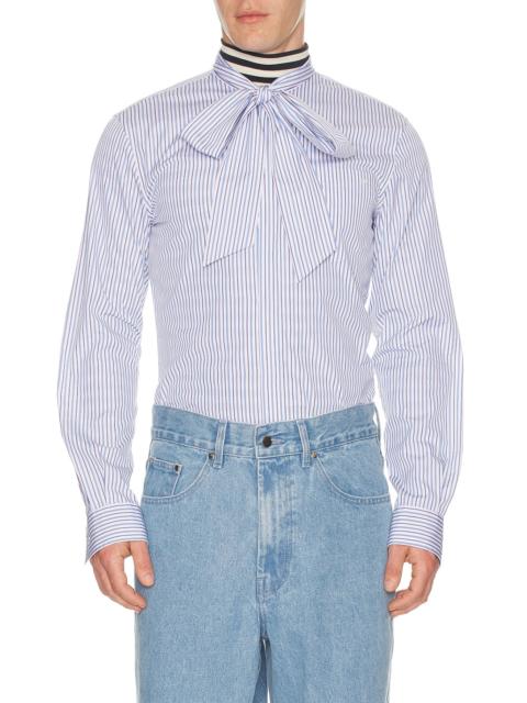 Valentino Classic Stripe Long Sleeve Shirt