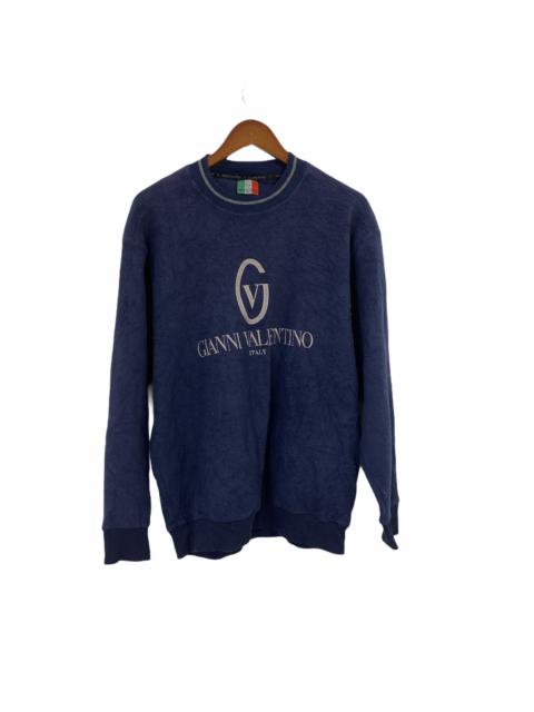 Other Designers Vintage - Vintage Gianni Valentino Sweatshirt Big Logo Design