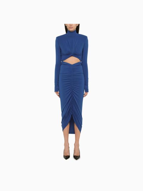 The Andamane - THE ANDAMANE Kim electric blue midi dress
