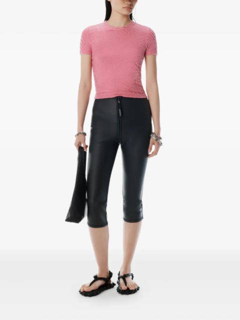 T BY ALEXANDER WANG - Women Jacquard Logo Baby Tee