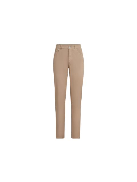 Brunello Cucinelli Brunello Cucinelli Comfort gabardine trousers in Biscuit at Nordstrom