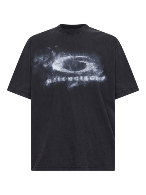 BALENCIAGA Balenciaga Men Black Crayon Loop Medium Fit T-Shirt