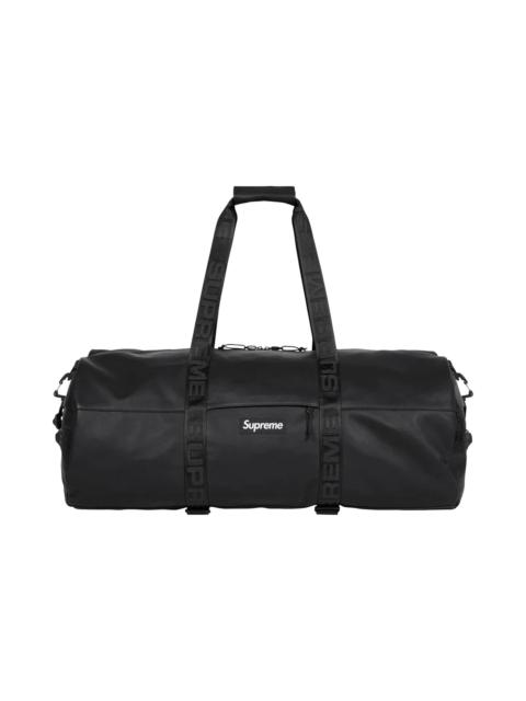 Supreme Supreme Leather Large Duffle Bag 'Black'