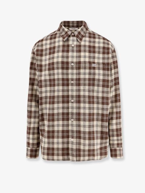 CELINE Celine Men Madras Wool Shirt