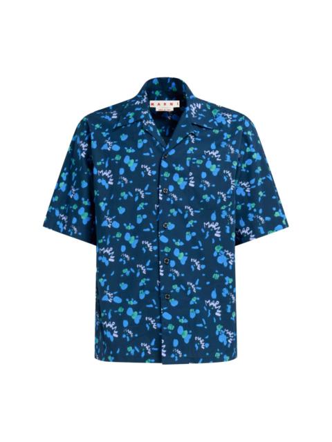 Marni graphic-print cotton shirt