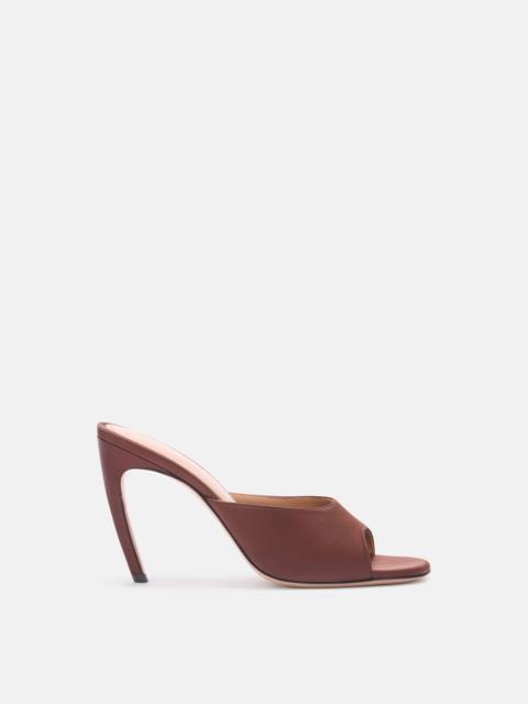 THE ATTICO ''BETTA'' MULE DARK BROWN