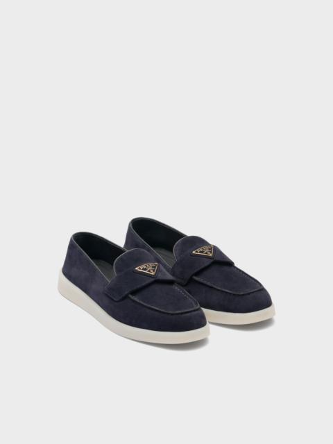 Prada Suede leather loafers