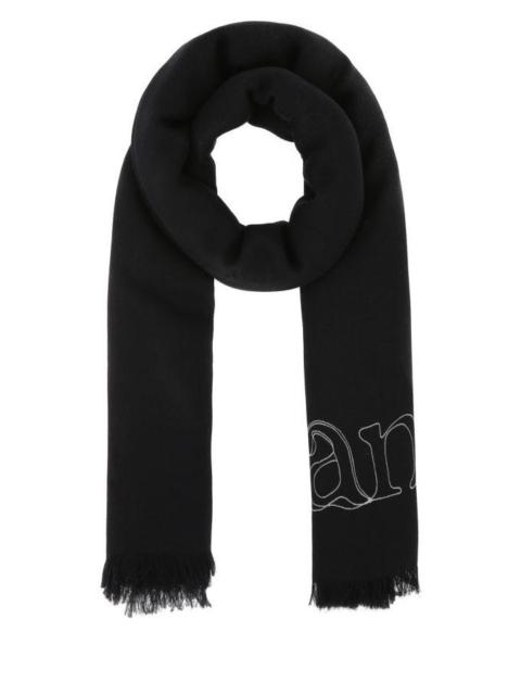 Alexander McQueen ALEXANDER MCQUEEN Black Cashmere Foulard