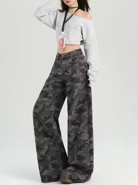 Japanese Brand - Baggy Camo Pant