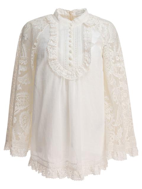 Zimmermann Zimmermann Ramie Blouse "ascension"