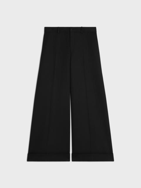 CELINE dock trousers IN wool and mohair gabardine