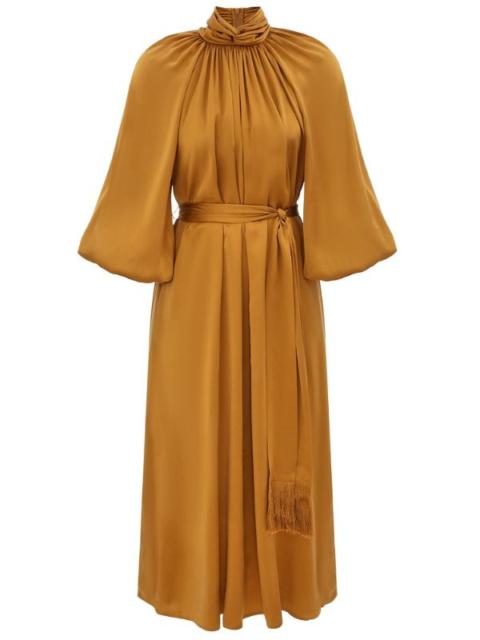 Zimmermann Hypnotic Twist Sheath Dress in Toffee