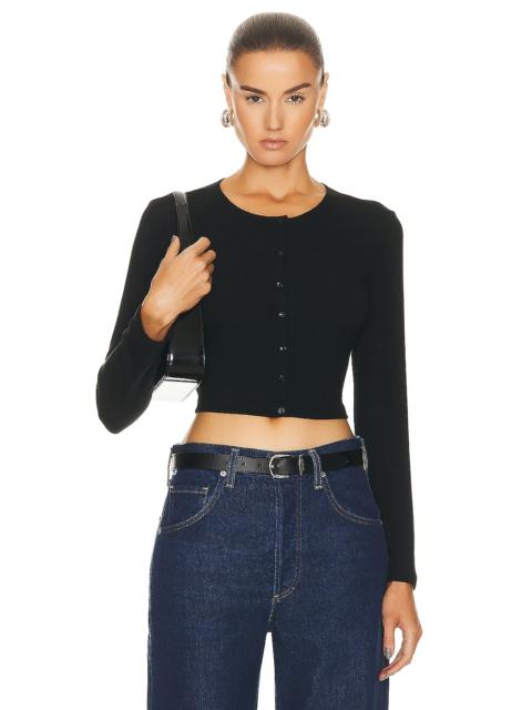 LESET Lauren Crop Cardigan