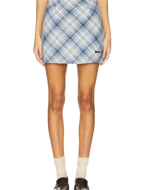 House of Sunny Bias Cut Heritage Skirt