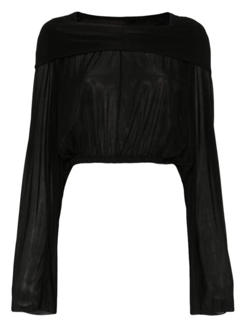 Rick Owens Rick Owens Women Hooded Crop Blouse