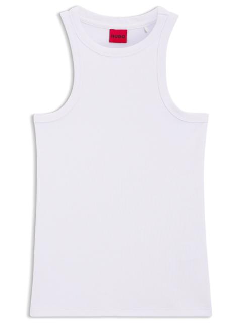 HUGO SLIM-FIT PANTS IN A STRETCH-COTTON