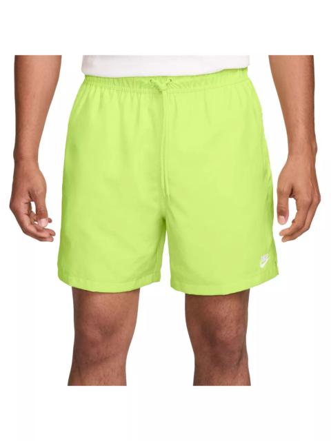 Nike Men's Club Woven Flow Shorts-Yellow