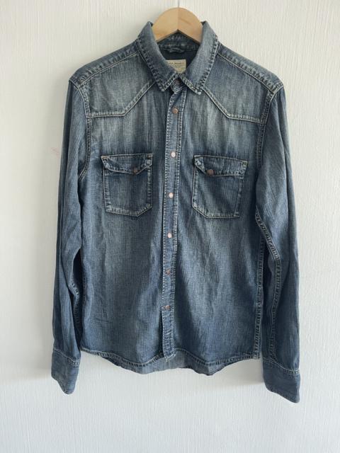 Nudie Jeans Western Style Denim Shirt