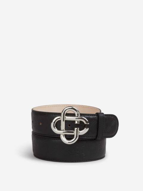 CASABLANCA METALLIC LOGO BELT