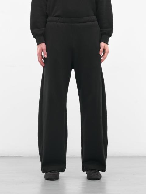 ssstein Black Cotton-Yak Relaxed Sweatpants