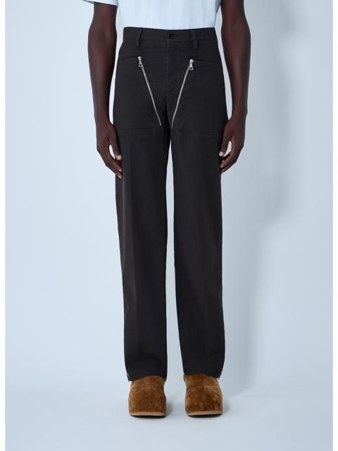 Dries Van Noten Dries Van Noten Men Zip Cotton-Twill Pants