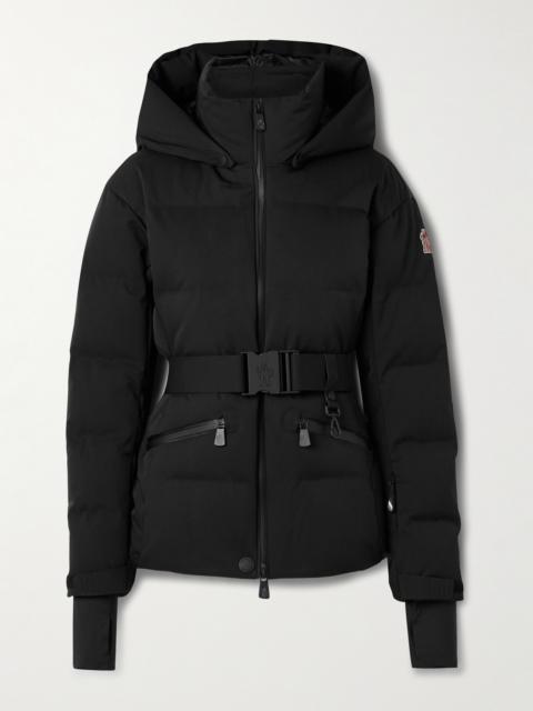 Moncler Grenoble Tolima Hooded Belted Quilted Down Ski Jacket