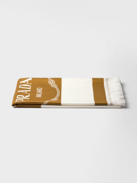 Prada Cotton beach towel