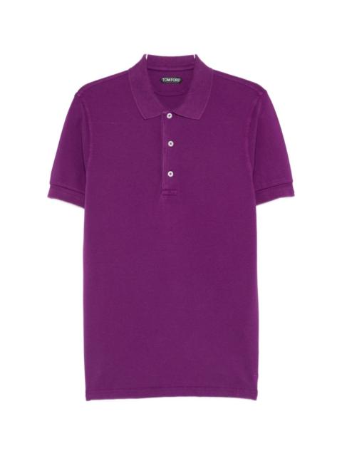 TOM FORD Cotton blend polo shirt