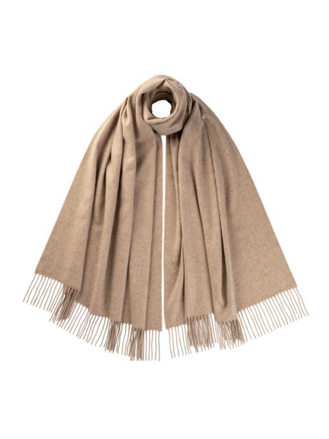 Johnstons of Elgin Oatmeal Cashmere Stole