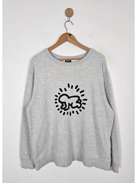Vintage Keith Haring pop art sweatshirt