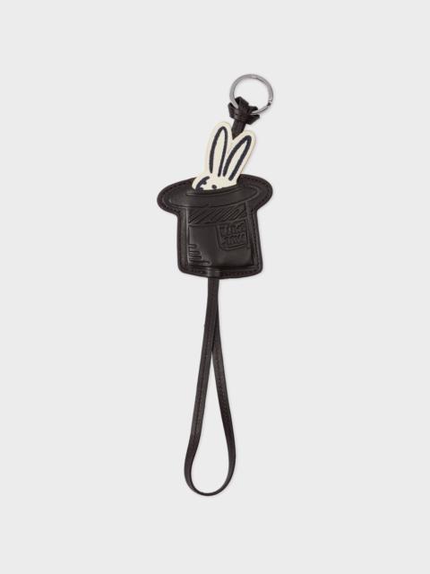Paul Smith 'Rabbit in a Hat' Leather Keyring