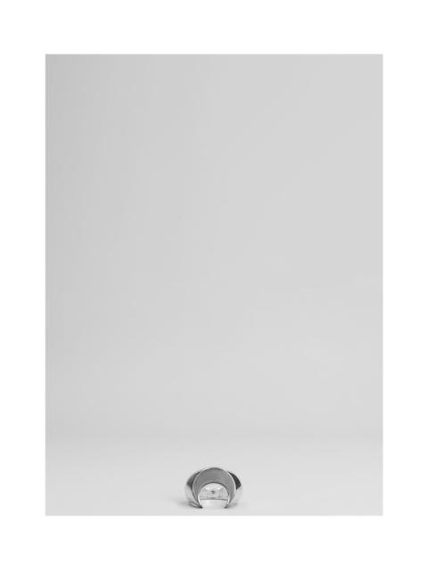 Marine Serre Ring In Silver Brass