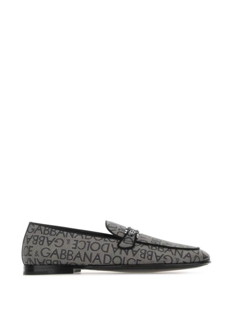 Dolce & Gabbana Dolce & Gabbana Men Printed Jacquard Loafers