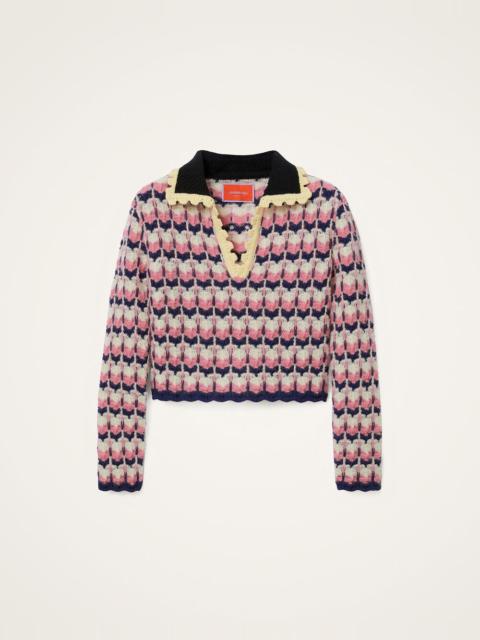 La DoubleJ Long Sleeves Picket Polo Shirt